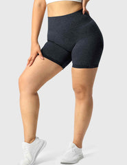 High-Rise Scrunch Seamless Shorts