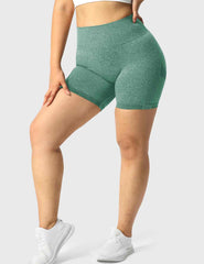 High-Rise Scrunch Seamless Shorts
