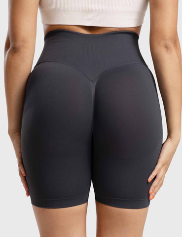 High-Rise Scrunch Seamless Shorts for Women