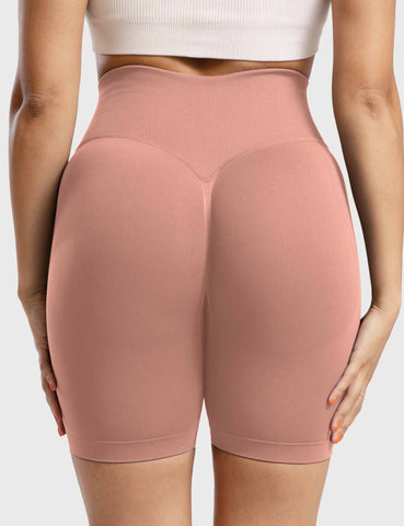 High-Rise Scrunch Seamless Shorts for Women