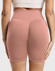 High-Rise Scrunch Seamless Shorts