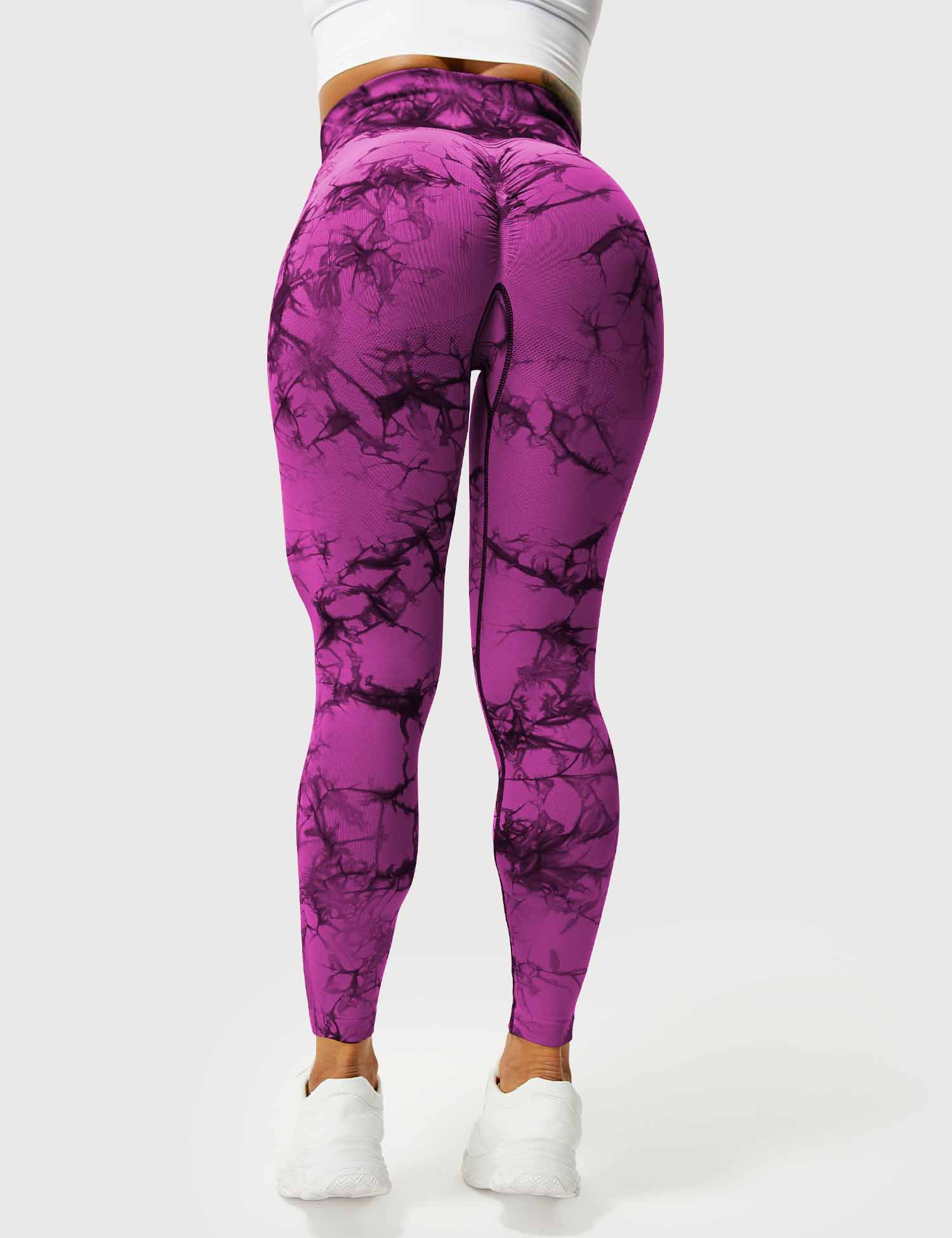 High-Rise Booty Scrunch Seamless Tie Dye Leggings