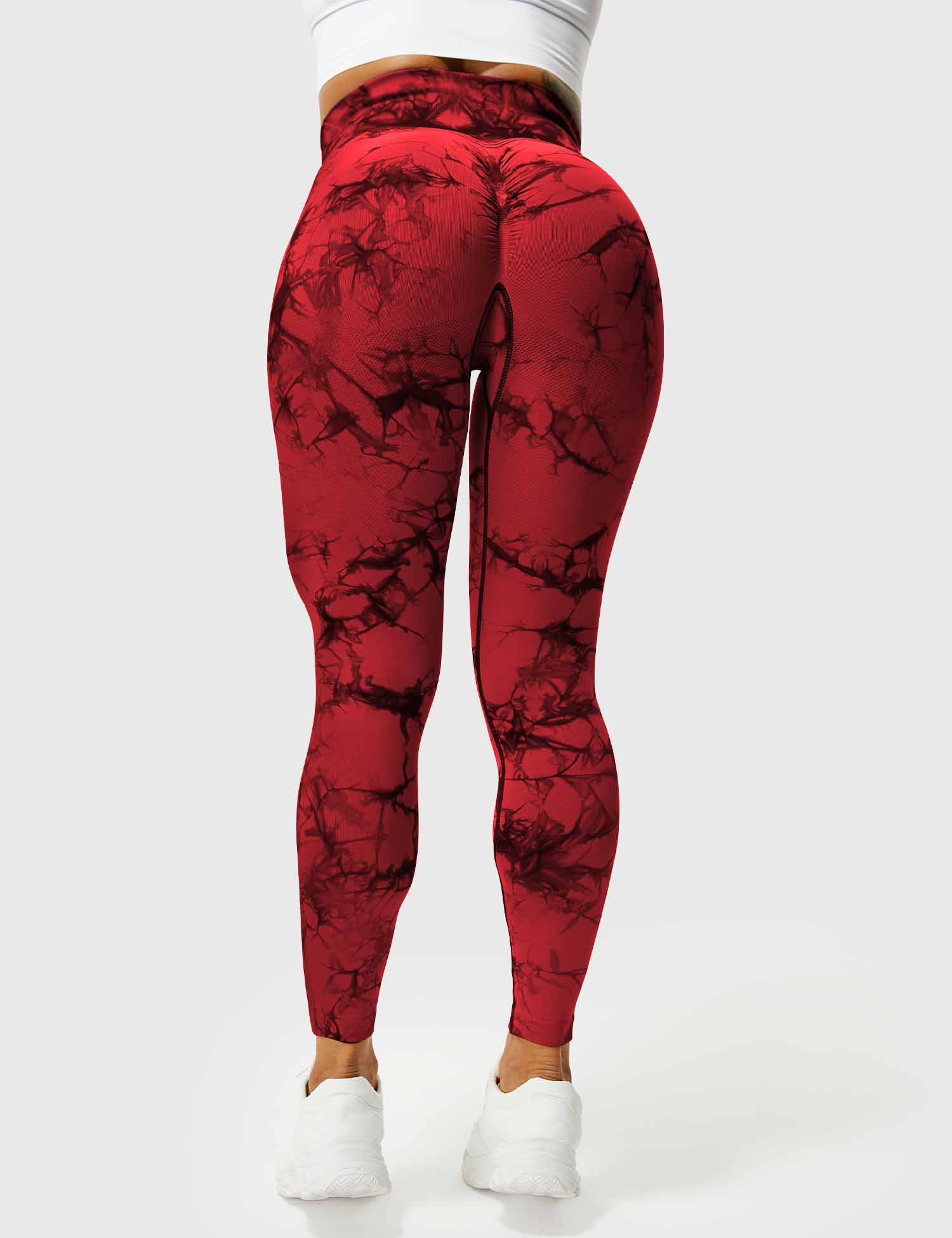 High-Rise Booty Scrunch Seamless Tie Dye Leggings