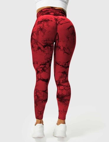 High-Rise Booty Scrunch Seamless Tie Dye Leggings