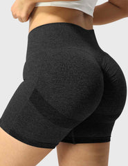 High-Rise Scrunch Seamless Shorts