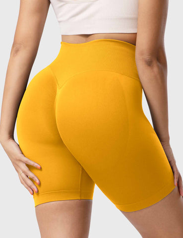 High-Rise Scrunch Seamless Shorts for Women