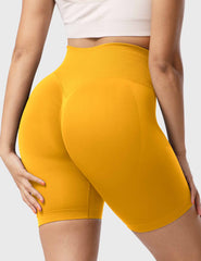 High-Rise Scrunch Seamless Shorts