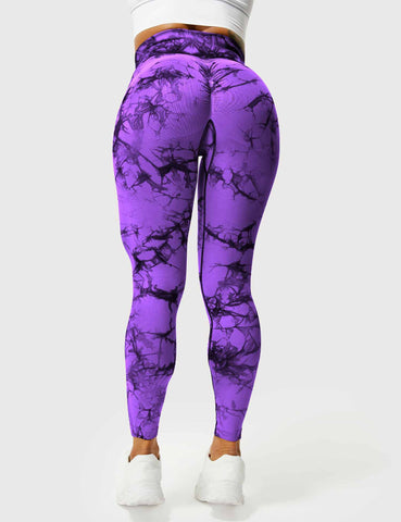 High-Rise Booty Scrunch Seamless Tie Dye Leggings