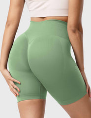 High-Rise Scrunch Seamless Shorts