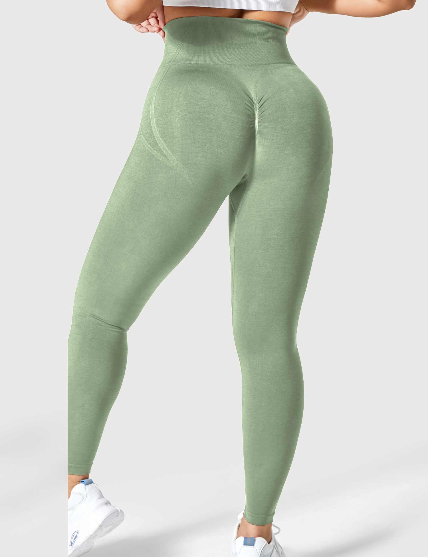 High-Rise Classical Scrunch Seamless Leggings