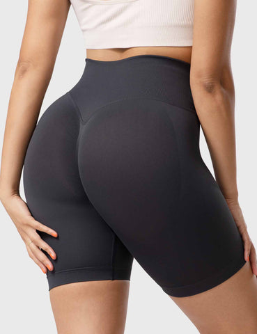 High-Rise Scrunch Seamless Shorts for Women