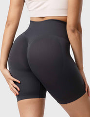 High-Rise Scrunch Seamless Shorts