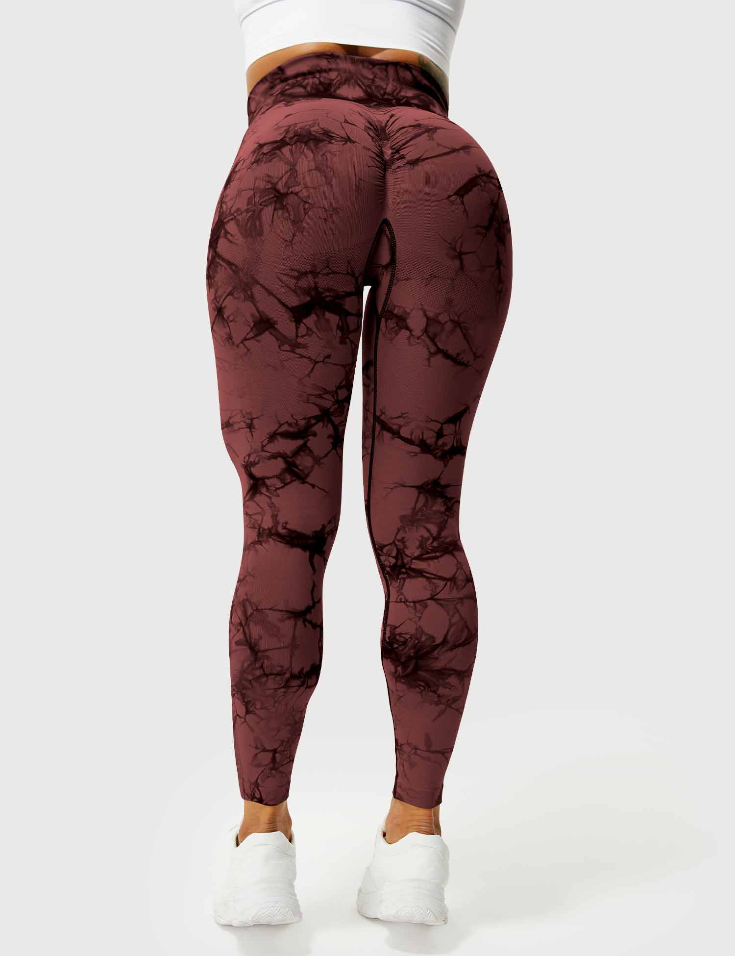 High-Rise Booty Scrunch Seamless Tie Dye Leggings