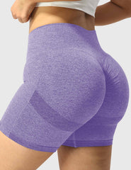 High-Rise Scrunch Seamless Shorts