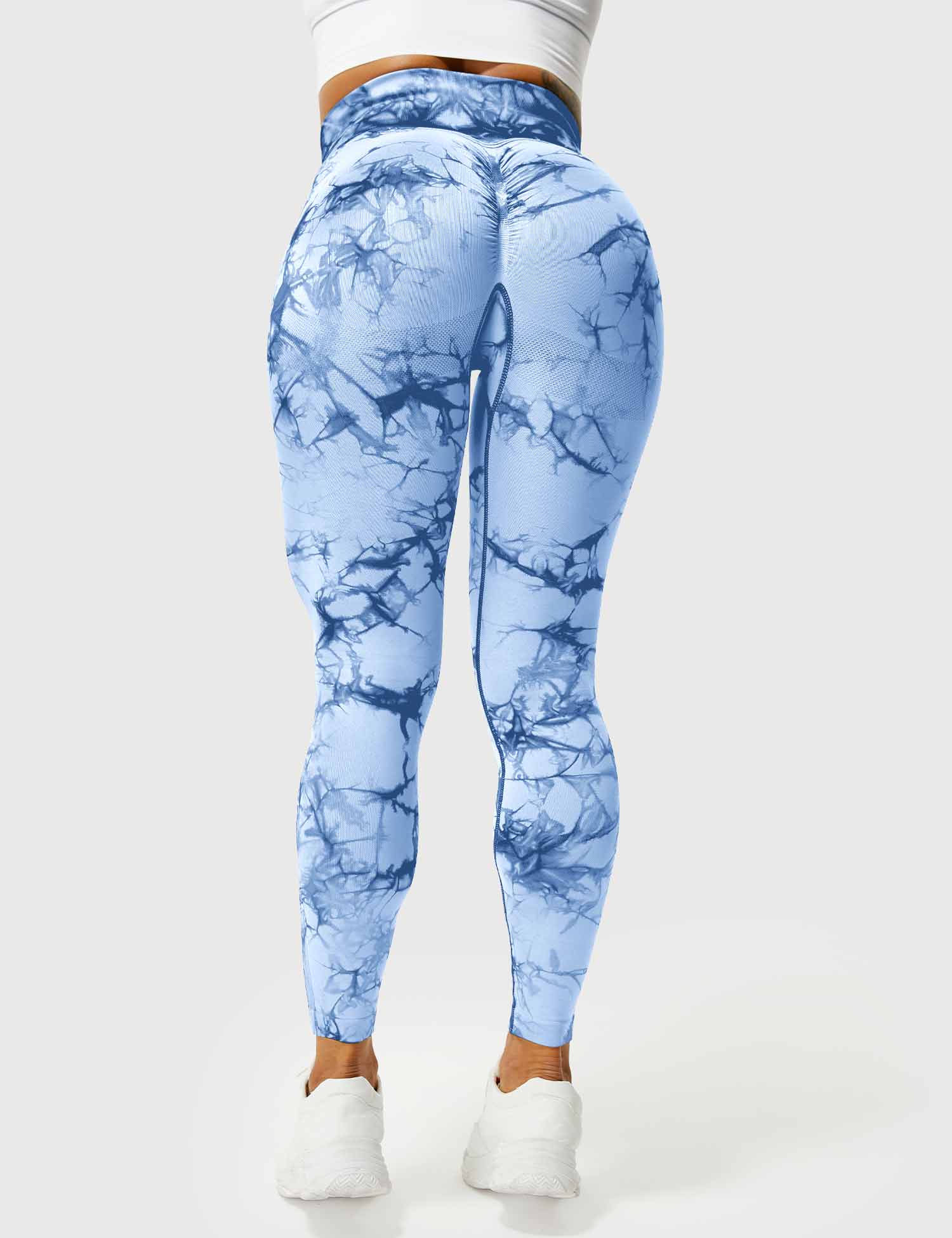 High-Rise Booty Scrunch Seamless Tie Dye Leggings