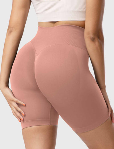 High-Rise Scrunch Seamless Shorts for Women