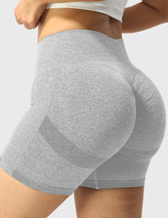 High-Rise Scrunch Seamless Shorts