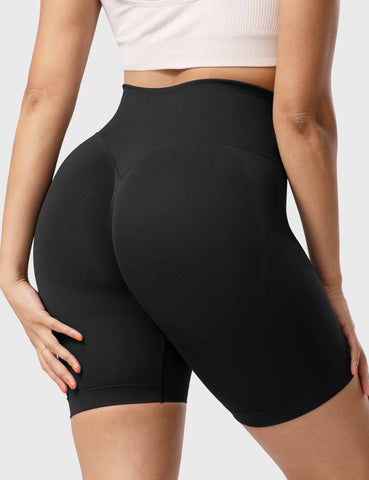 High-Rise Scrunch Seamless Shorts for Women