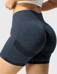 High-Rise Scrunch Seamless Shorts