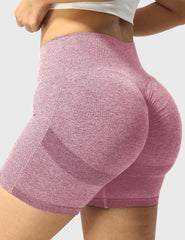 High-Rise Scrunch Seamless Shorts