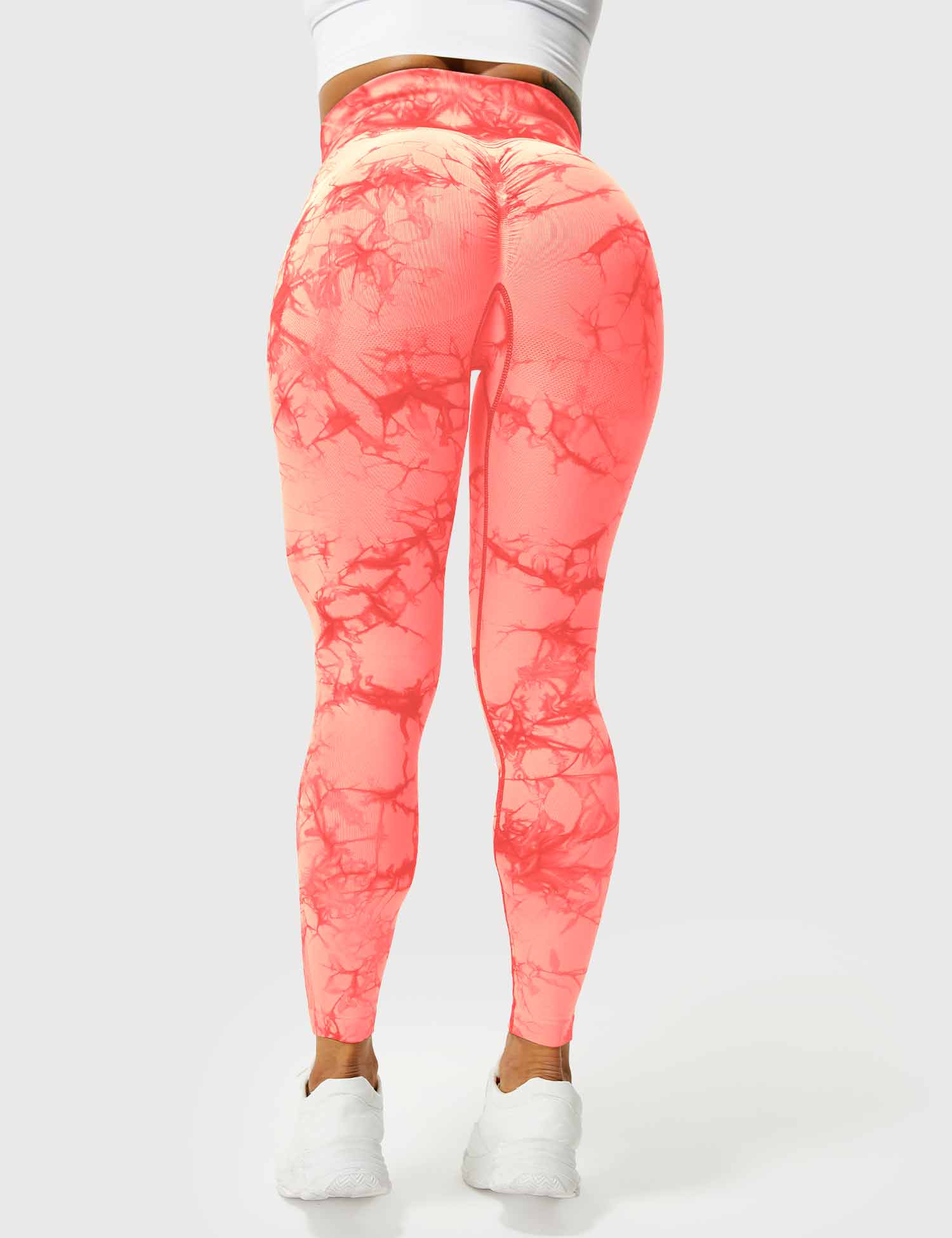 High-Rise Booty Scrunch Seamless Tie Dye Leggings