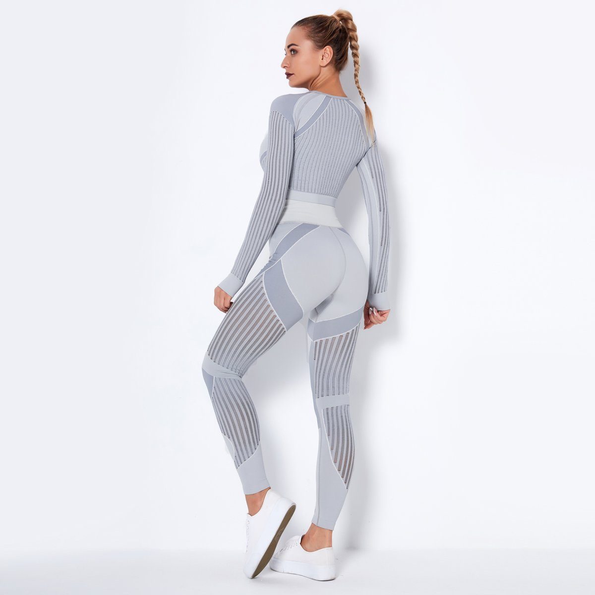 Mesh Seamless Leggings | Breathable Workout & Yoga Pants
