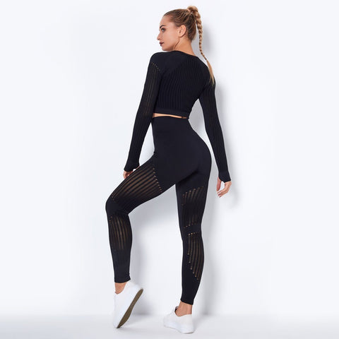 Mesh Seamless Leggings