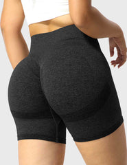 High-Rise Scrunch Seamless Shorts
