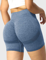 High-Rise Scrunch Seamless Shorts