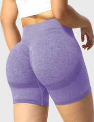 High-Rise Scrunch Seamless Shorts
