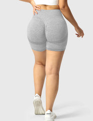 High-Rise Scrunch Seamless Shorts