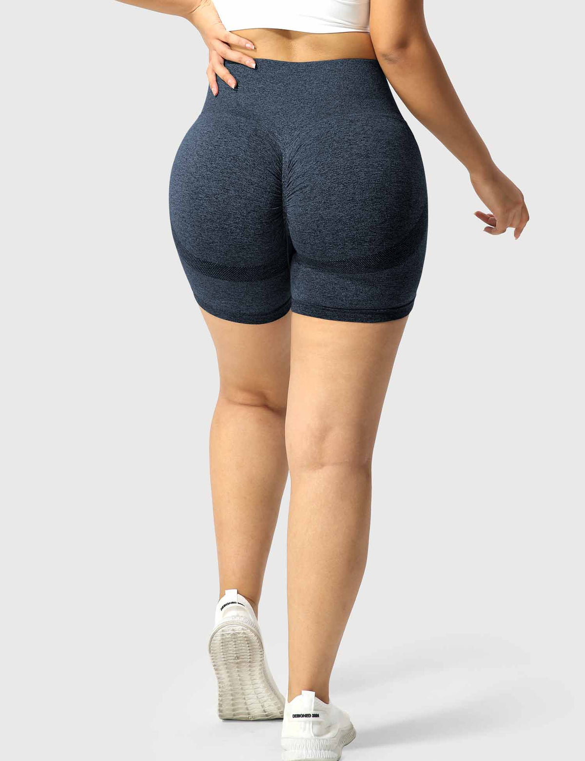 High-Rise Scrunch Seamless Shorts for Women