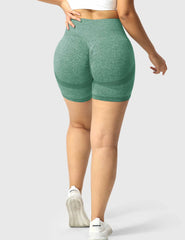 High-Rise Scrunch Seamless Shorts
