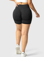 High-Rise Scrunch Seamless Shorts