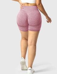 High-Rise Scrunch Seamless Shorts