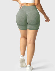 High-Rise Scrunch Seamless Shorts
