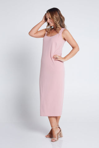 Norma Midi Stretch Slip - Blush - Goupick