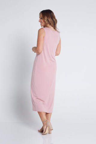 Norma Midi Stretch Slip - Blush - Goupick