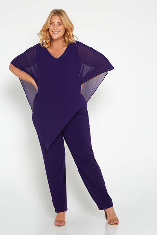Laura  Pants - Purple - Goupick