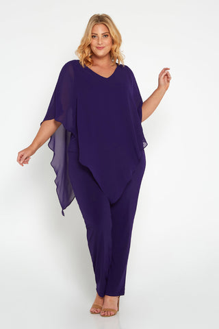 Laura  Pants - Purple - Goupick