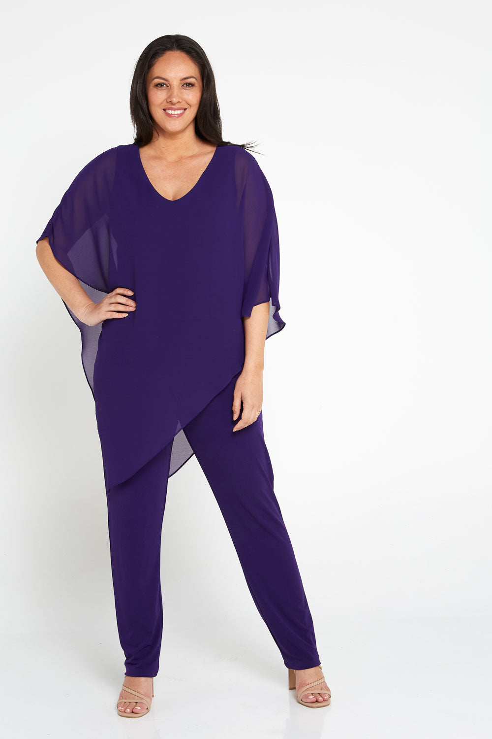 Laura  Pants - Purple - Goupick