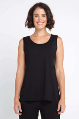 Bamboo Tank Top - Black - Goupick