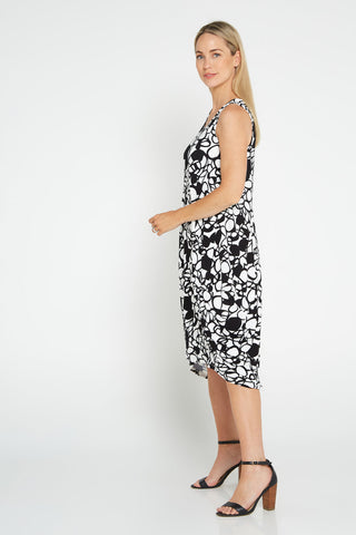 Joyce Dress - Black/White - Goupick