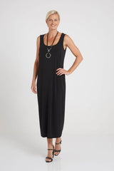 Norma Midi Stretch Slip - Black - Goupick