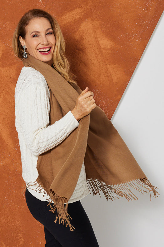 Dalia Pashmina - Camel - Goupick