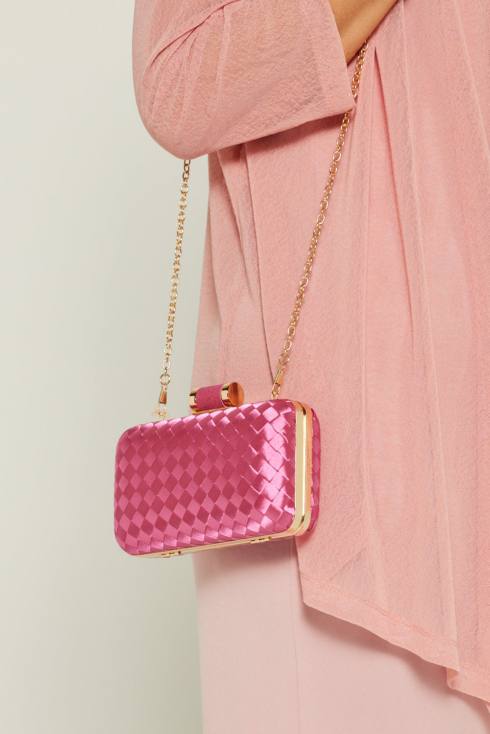 Kamilah Clutch - Hot Pink - Goupick