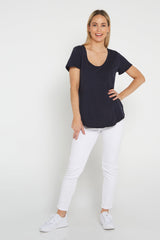Fundamental Vee Tee - Navy - Goupick