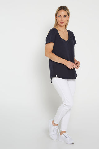 Fundamental Vee Tee - Navy - Goupick
