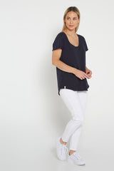 Fundamental Vee Tee - Navy - Goupick