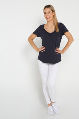 Fundamental Vee Tee - Navy - Goupick